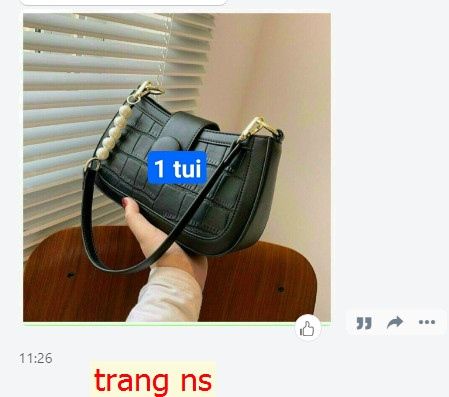 10442 TÚI ĐEO QUAI NGỌC KHÓA CÚC TRÒN TO D0024T