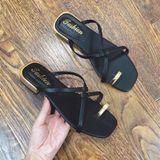 SANDAL FASHION QUAI CHÉO XỎ NGÓN D0017E