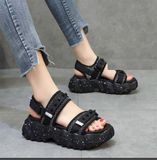 SANDAL 2 QUAI NGANG ĐINH ĐẾ CAO VẨY SƠN D0034ER