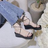 SANDAL ĐẾ XUỒNG QUẤN CỔ XỎ NGÓN D0021ER