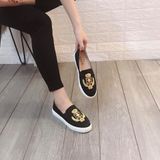 SLIPON DA LỘN THÊU ONG VÀNG ĐẾ TRẮNG D0015E