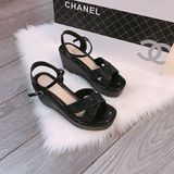 SANDAL ĐÚP CHÉO TÁN ĐÁ 9P D0021E