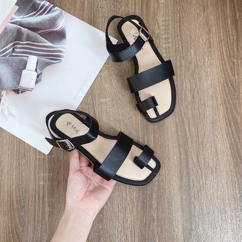 SANDAL XỎ NGÓN QUAI NGANG D0016E