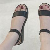 SANDAL HS ĐẾ XUỒNG 3PHAN DA LÌ D0019E