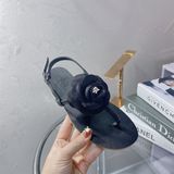 SANDAL XỎ NGÓN HOA TRÀ ĐẾ BỆT D0018ER