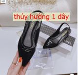 BỆT PRADA MŨI NHỌN HỞ HẬU D0012ER