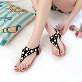 SANDAL BỆT XỎ NGÓN ĐÍNH NGỌC D009E