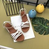 SANDAL NĂM QUAI CHÉO DA BÒ ĐẾ ĐÚC D0019E