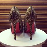 CAO GÓT LOUBOUTIN TÁN ĐÁ D0041E