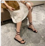 SANDAL XỎ NGÓN CÁI ĐẾ BÁNH MÌ QUẤN CỔ D0020ER