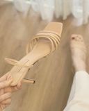 SANDAL NHIỀU DÂY GÓT NHỌN D0024E