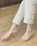 SANDAL NHIỀU DÂY GÓT NHỌN D0024E