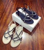 SANDAL BỆT ĐÁ QUAI CHÉO D0019E