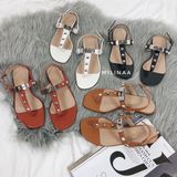 SANDAL HM XỎ NGÓN NẠM ĐINH D0021E