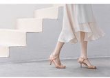 SANDAL MẢNH GÓT NHỌN 7P D0017E