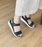 SANDAL ĐẾ TRẮNG QUAI NGANG QUAI HẬU DÁN D0020E