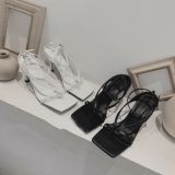 SANDAL XỎ NGÓN CAO GÓT D0019E