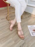 SANDAL 4 QUAI GÓT TRỤ 5P D0018E