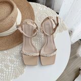 SANDAL QUAI NGỌC GÓT MẢNH D0020ER