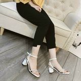 SANDAL 2 QUAI CHÉO ĐÁ HỞ HẬU D0019ER