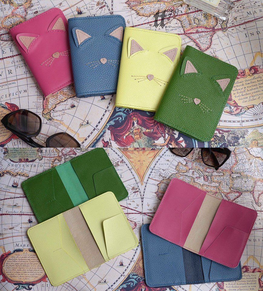 Meow meow Passport Cover