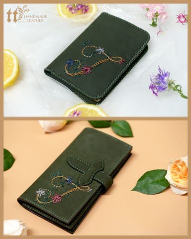 Passport Cover Thêu Chữ