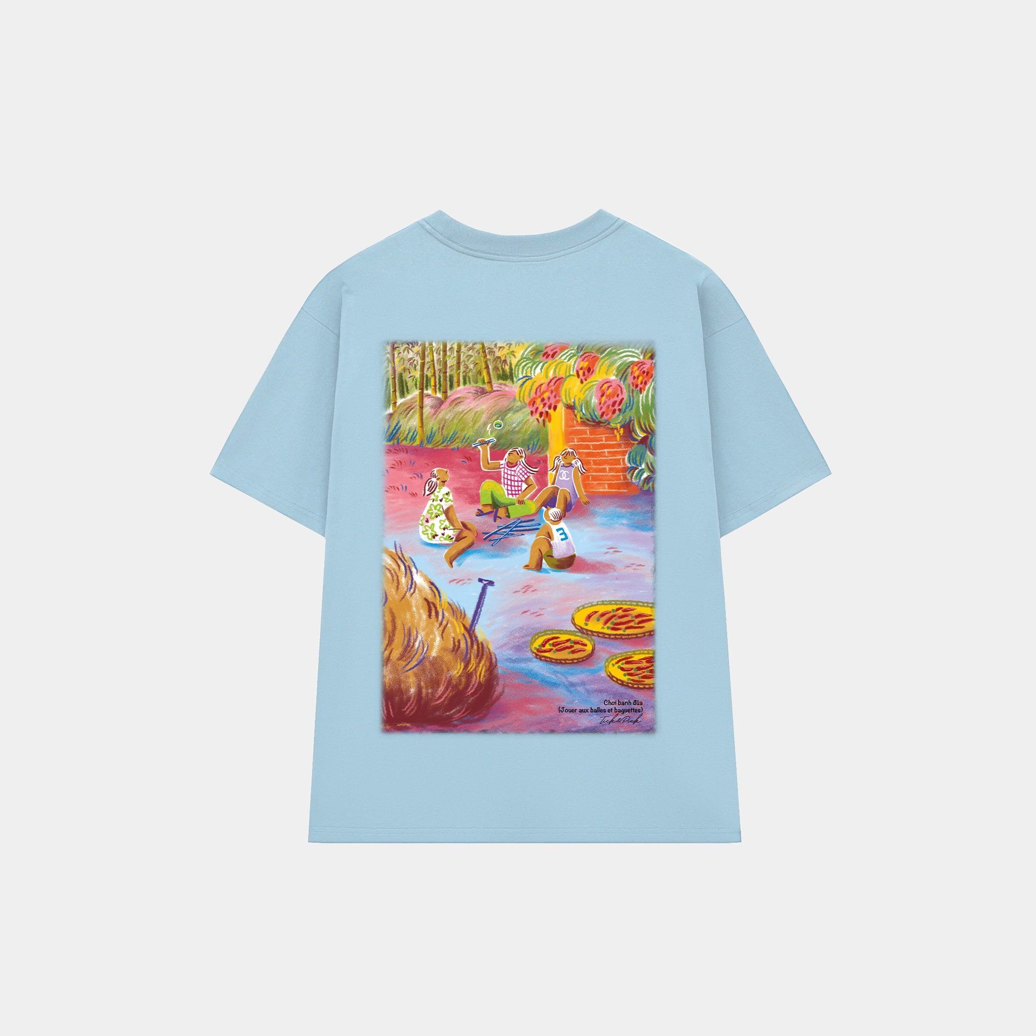  T-shirt Banh đũa 