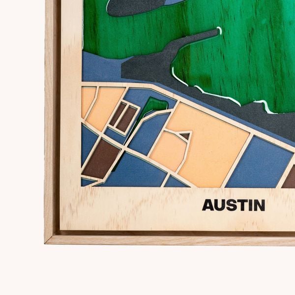  Bản Đồ Tranh Gỗ - Phía Bắc Nước Mỹ 