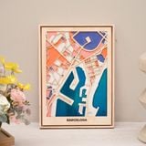  Bản Đồ Tranh Gỗ - Châu Âu 2 