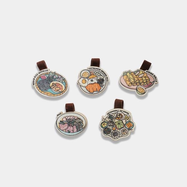  Kẹp Sách Gỗ - Món ăn Việt 