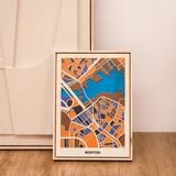  Wooden City Map - East Coast America 