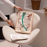  Bản Đồ Tranh Gỗ - Châu Âu 2 