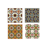  Ceramic Coaster - Vintage Patterns 