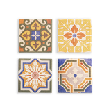  Ceramic Coaster - Vintage Patterns 