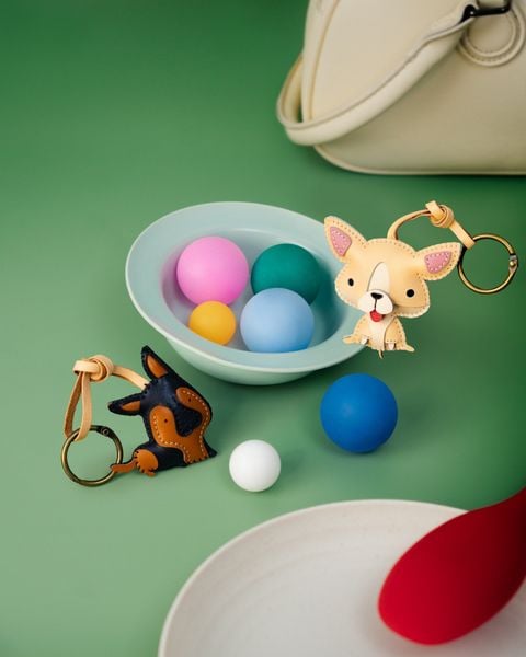  Móc Khóa Da Chủ Đề Cún Cưng 