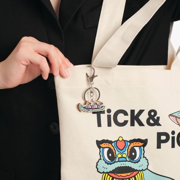  Móc Khóa Gỗ - Múa Rối Nước 