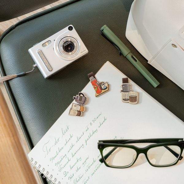  Kẹp Sách Gỗ - Cà phê, Trà đá, Ấm trà 