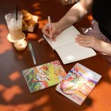  Printed Leather Notebook - Bắn Bi 