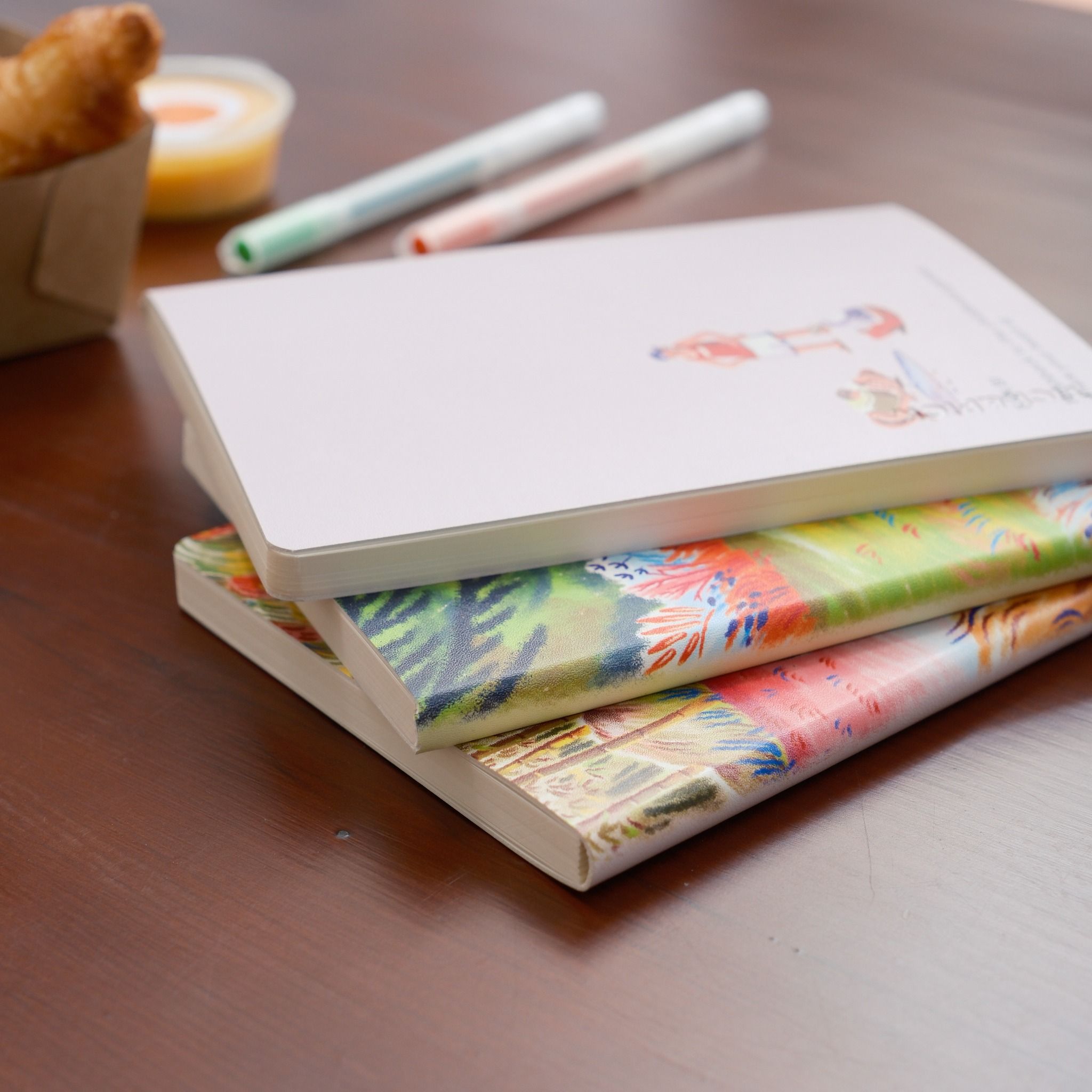  Printed Leather Notebook - Bắn Bi 