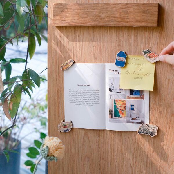  Nam Châm Gỗ -  Bánh mì, Phở, Gỏi cuốn 