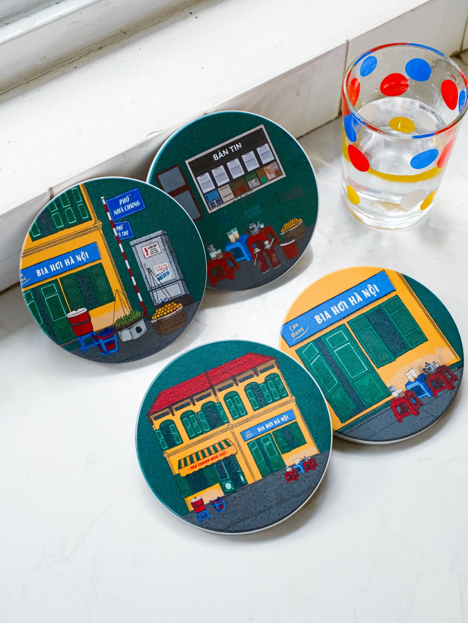  Ceramic Coaster - Hà Nội 