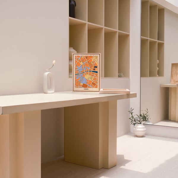  Bản Đồ Tranh Gỗ - Châu Âu 1 