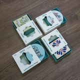  Lót Ly Gốm - Họa Tiết Đời Thường 