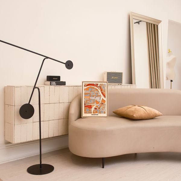  Bản Đồ Tranh Gỗ - Bờ Nam Nước Mỹ 