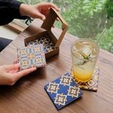  Ceramic Coaster - Vintage Patterns 