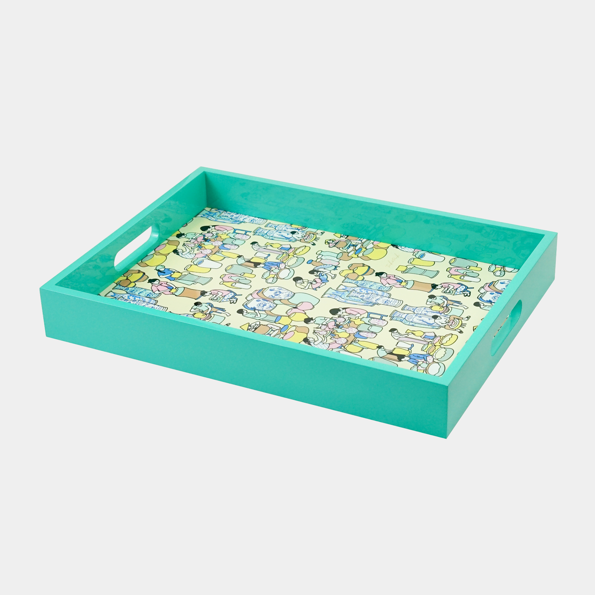  Lacquer Tray - Làng Gốm 