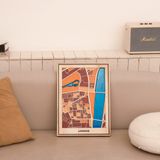  Bản Đồ Tranh Gỗ - Châu Âu 2 