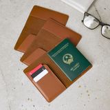  Leather Passport Holder - Tường bê tông 