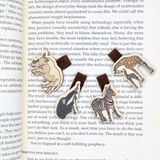  Wooden Bookmark (Set 4) - Animal 