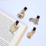  Wooden Bookmark (Set 4) - Pet Series 